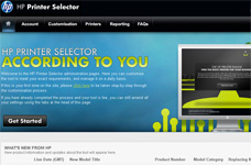 HP Product Selector
