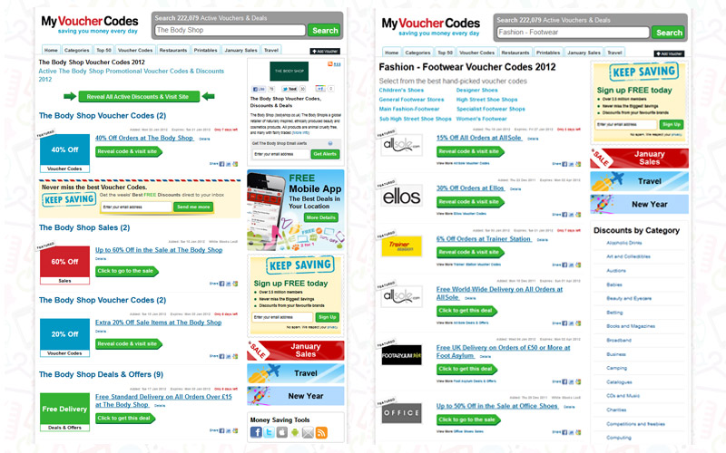 MyVoucherCodes screenshot 2